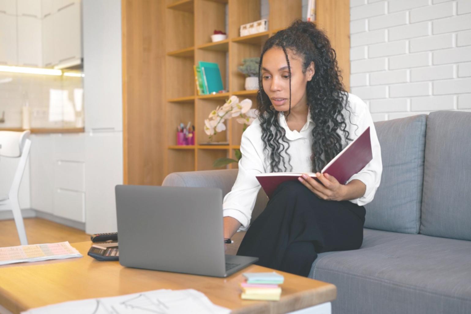 Financial planning consultation showing documents and charts on a desk
