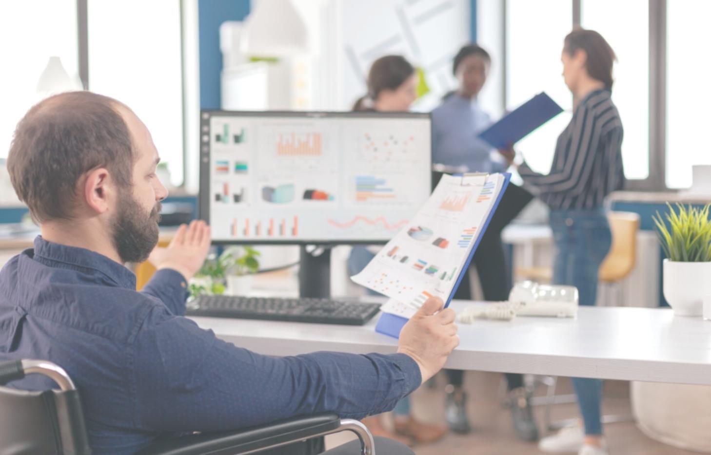 Professional financial planning session showing collaborative budgeting approach